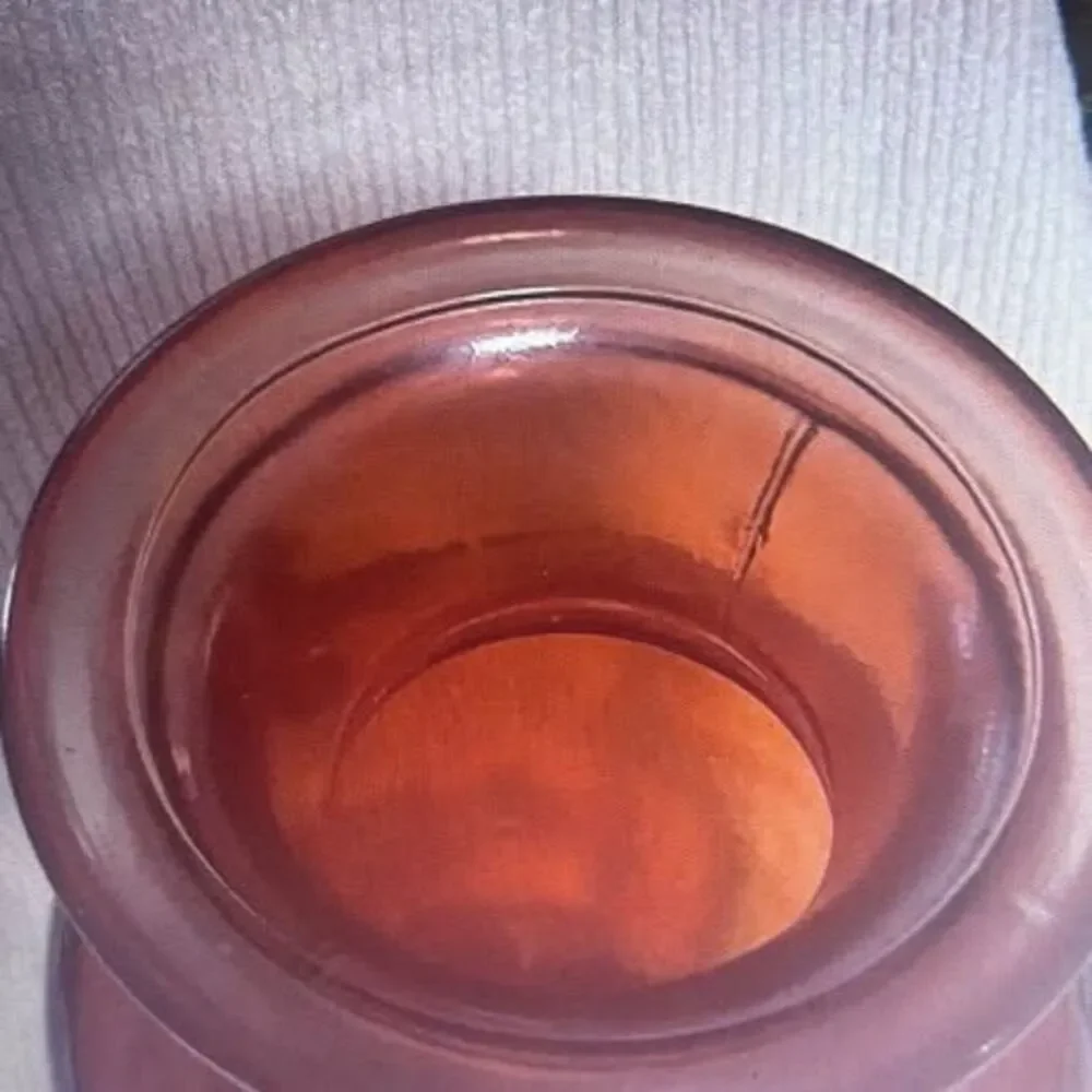 Large Ruby Red Glass Urn Vase